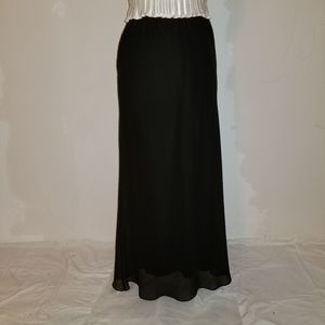 Chadwicks black full-length skirt Sz 12